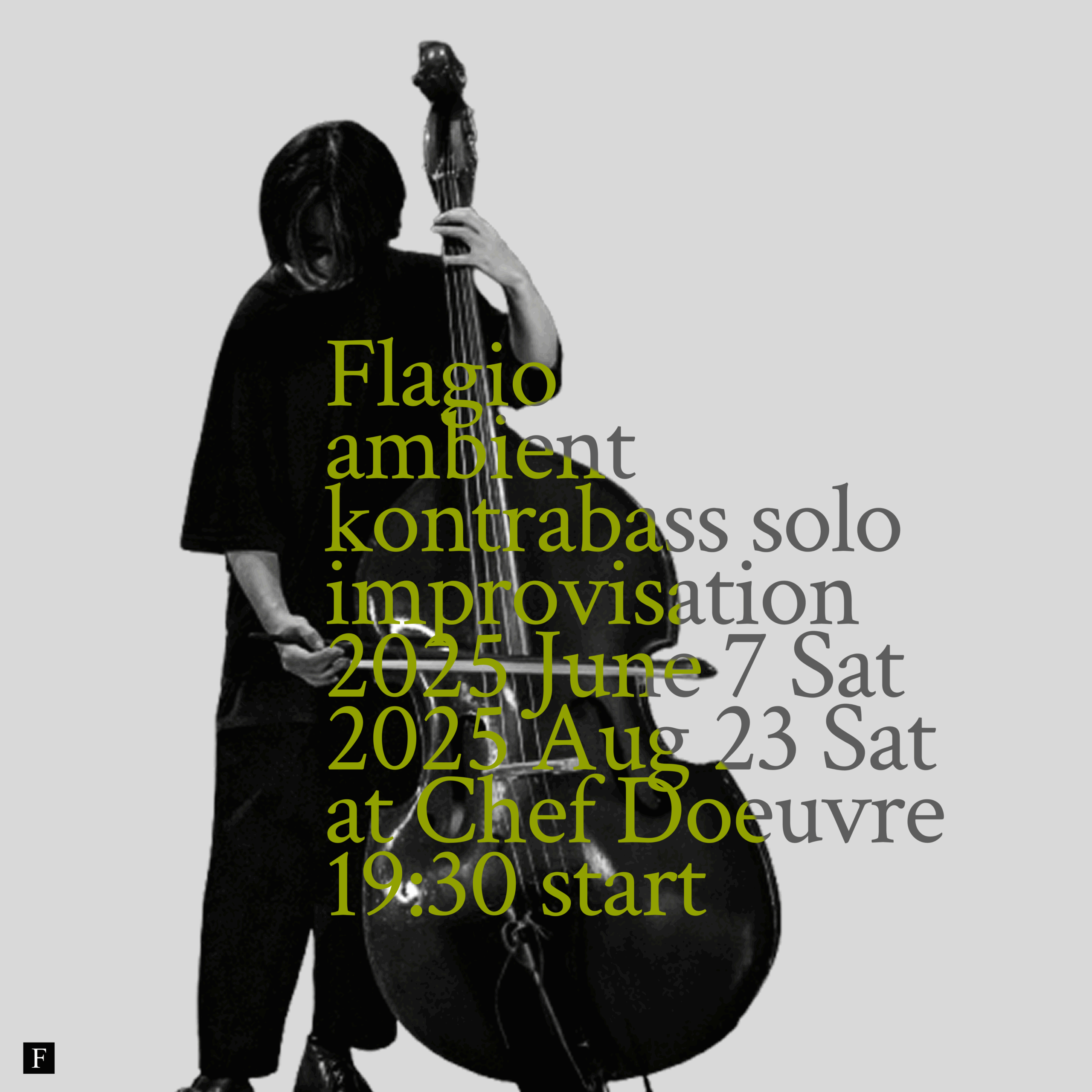 2025-08-23 | Flagio ambient kontrabass solo improvisation | Chef-Doeuvre