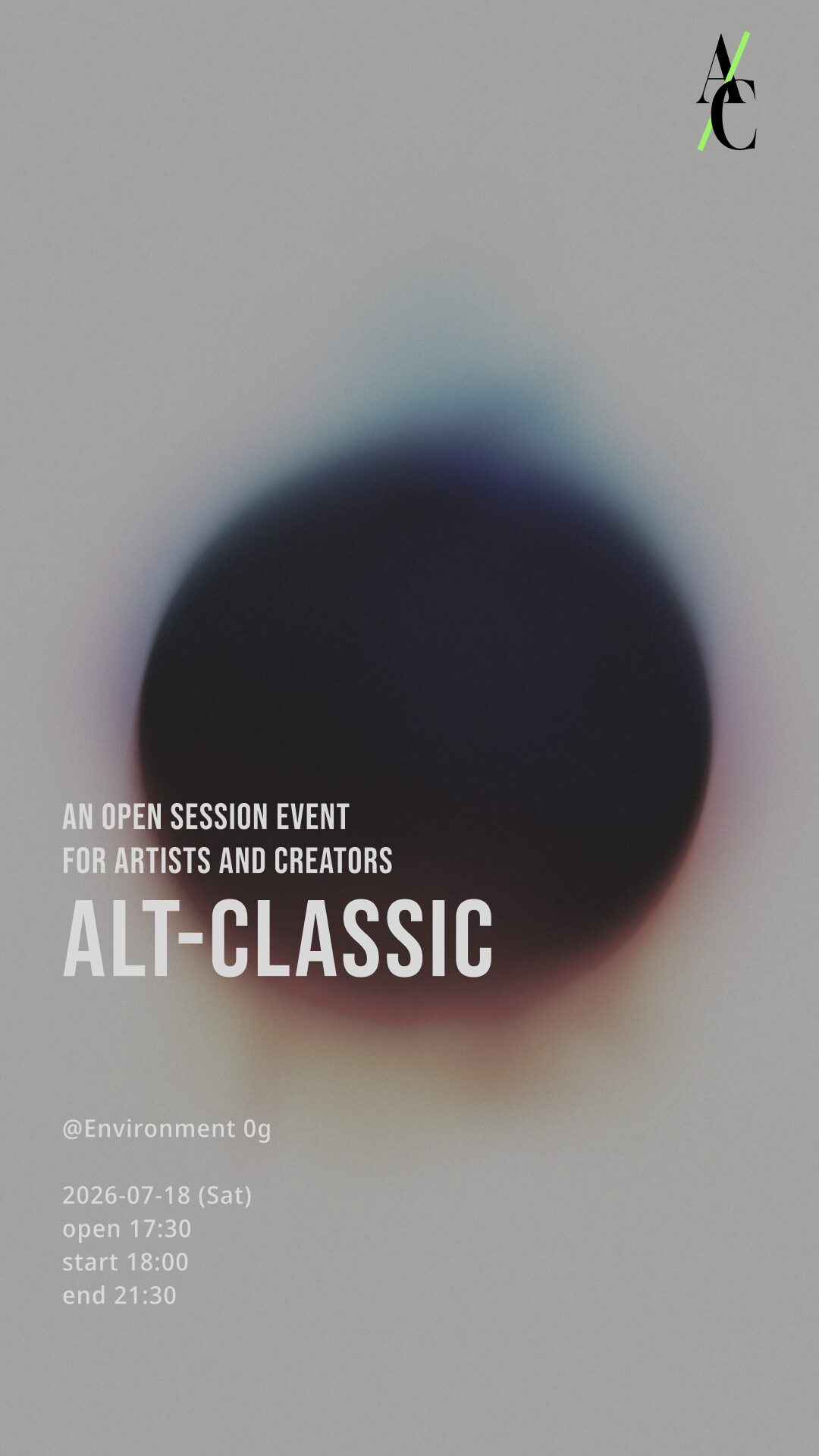 2026-07-18 | Alt-Classic | Environment 0g